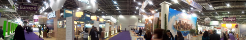 360 picture of Europe stands on WTM London in Excel in 2012